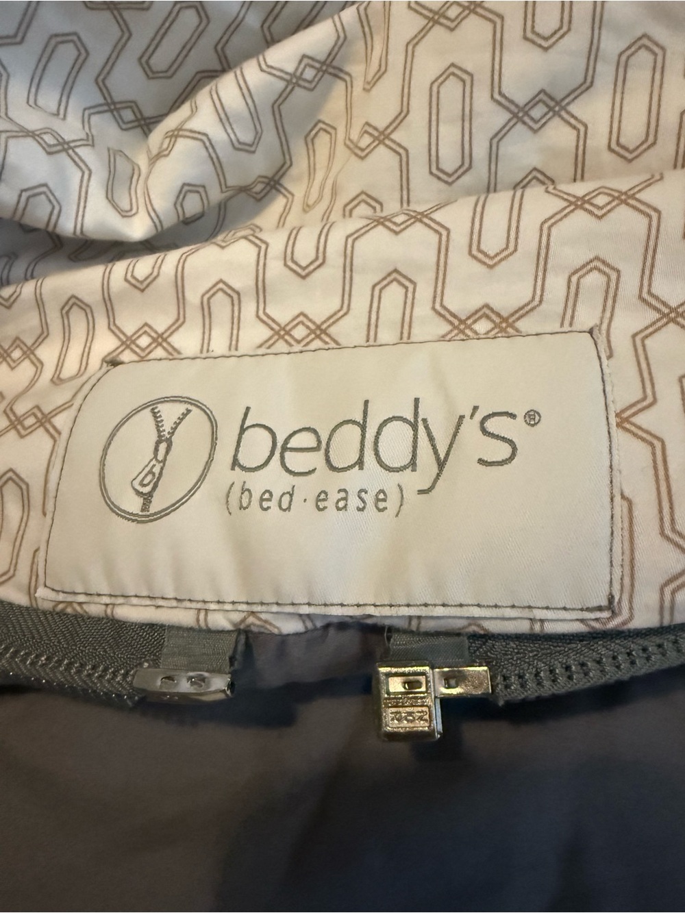 Beddy’s Reese twin bedding set and Ethan blanket
